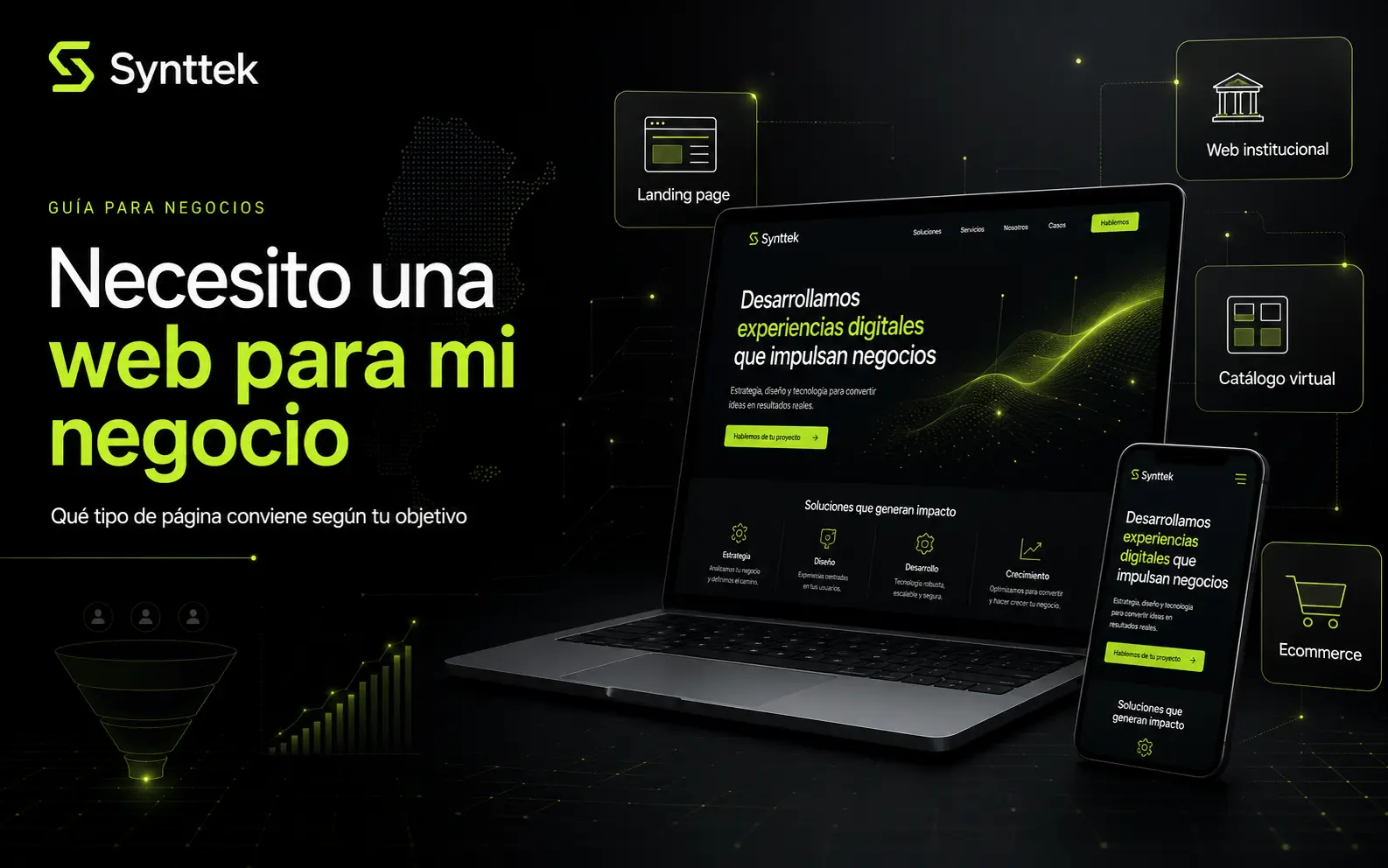 Necesito una web para mi negocio: por dónde empezar y qué tipo de página conviene